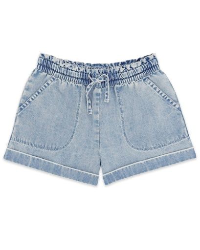 Washed Indigo Salty Short, Size: 2-3Y