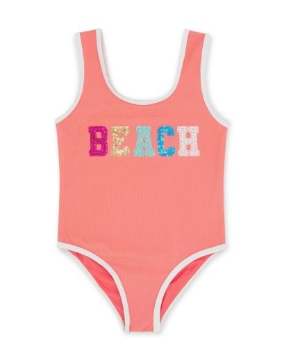 Beach Wave Break One-Piece, Size: 2T
