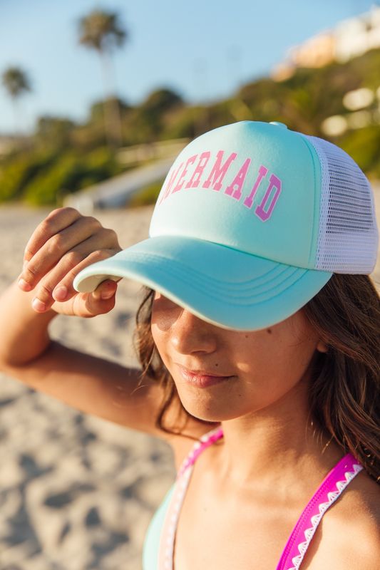 Seaglass Mermaid Trucker Hat