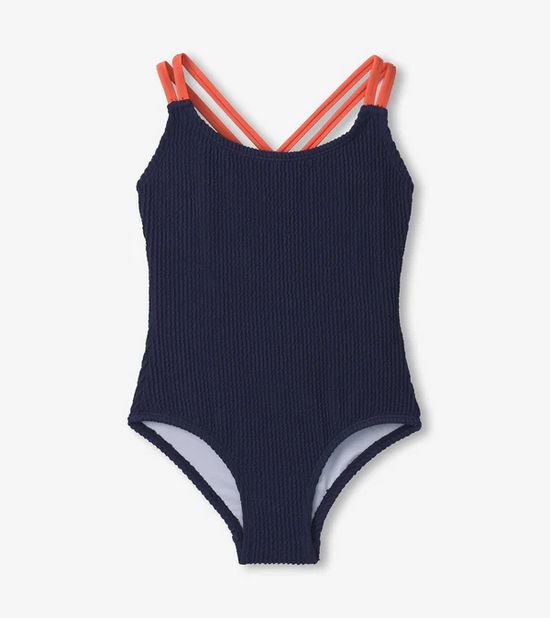 Patriot Blue Cross Strap Swimsuit