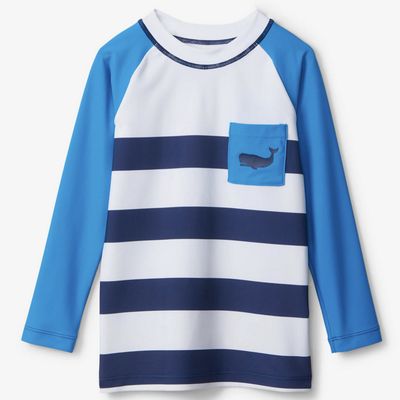 Whale Stripes Longsleeve Pocket Rash