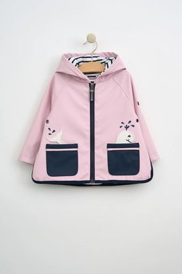 Rose Whale Raincoat
