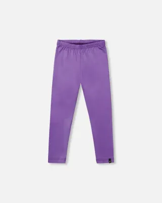 Shiny Lavender Stretch Leggings