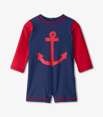 Anchor One-Piece Rashguard