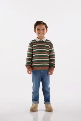 Dark Green Knit Sweater