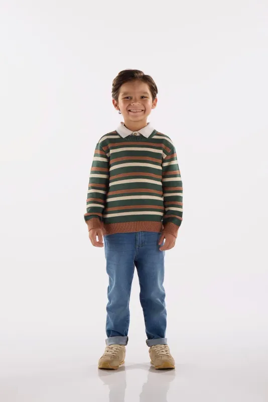 Dark Green Knit Sweater