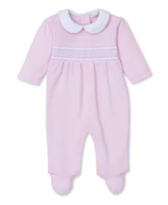 Pink Smock Punto Footie