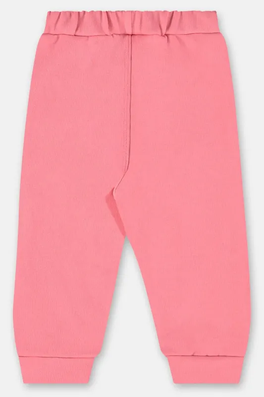 Pink Fleece Lined Sweatpants