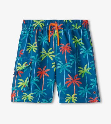 Sapphire Painted Palms Board Shorts