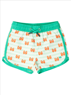 Crabby Cove Dolphin Hem Swim Trunks