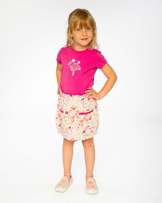 Printed Little Meadow Muslin Skort