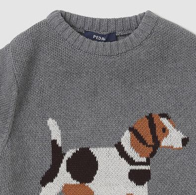 Grey Dog Sweater