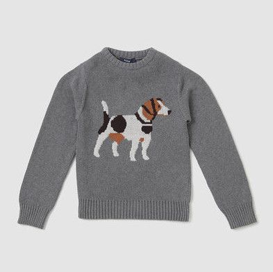Grey Dog Sweater
