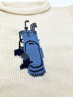 Ivory Golf Bag Sweater