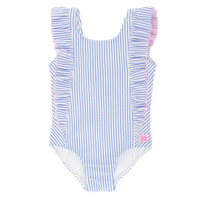 Periwinkle Blue Waterfall One Piece