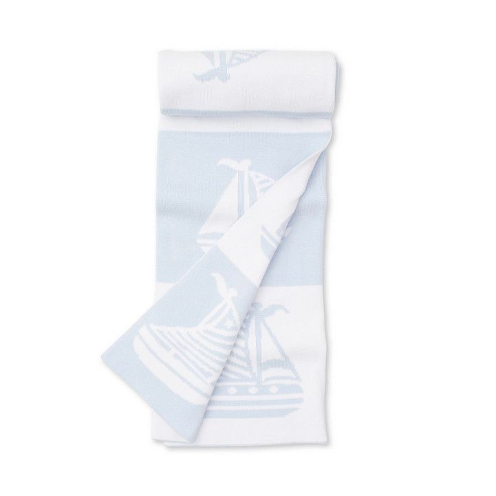 Smooth Sailing Blanket, Color: Light Blue, Size: OS