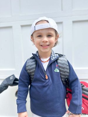 Navy Golf Quarter Zip