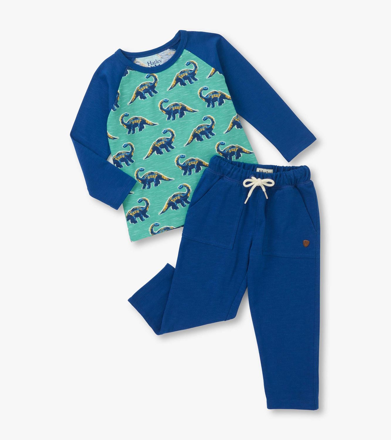 Bronto Glow Raglan Tee+Pull On Pant Set