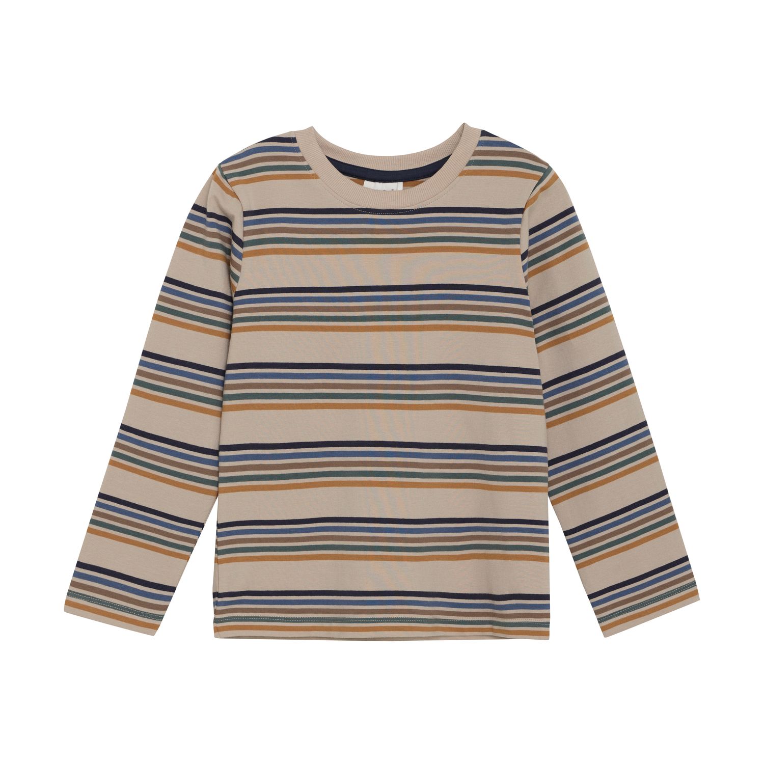 Oxford Tan Stripe Long-sleeve Top