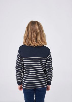 Navy Picasso Pullover