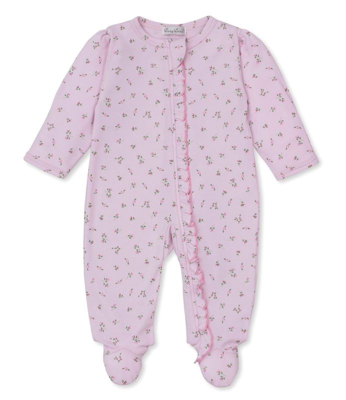 Garden Zip Ruffle Footie