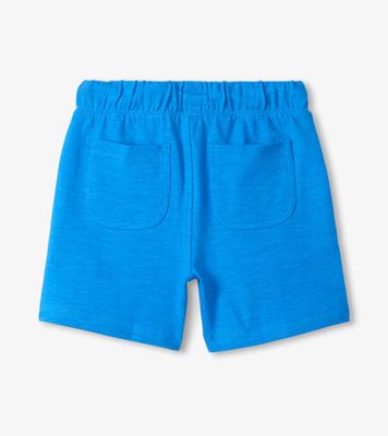 French Blue Relaxed Shorts