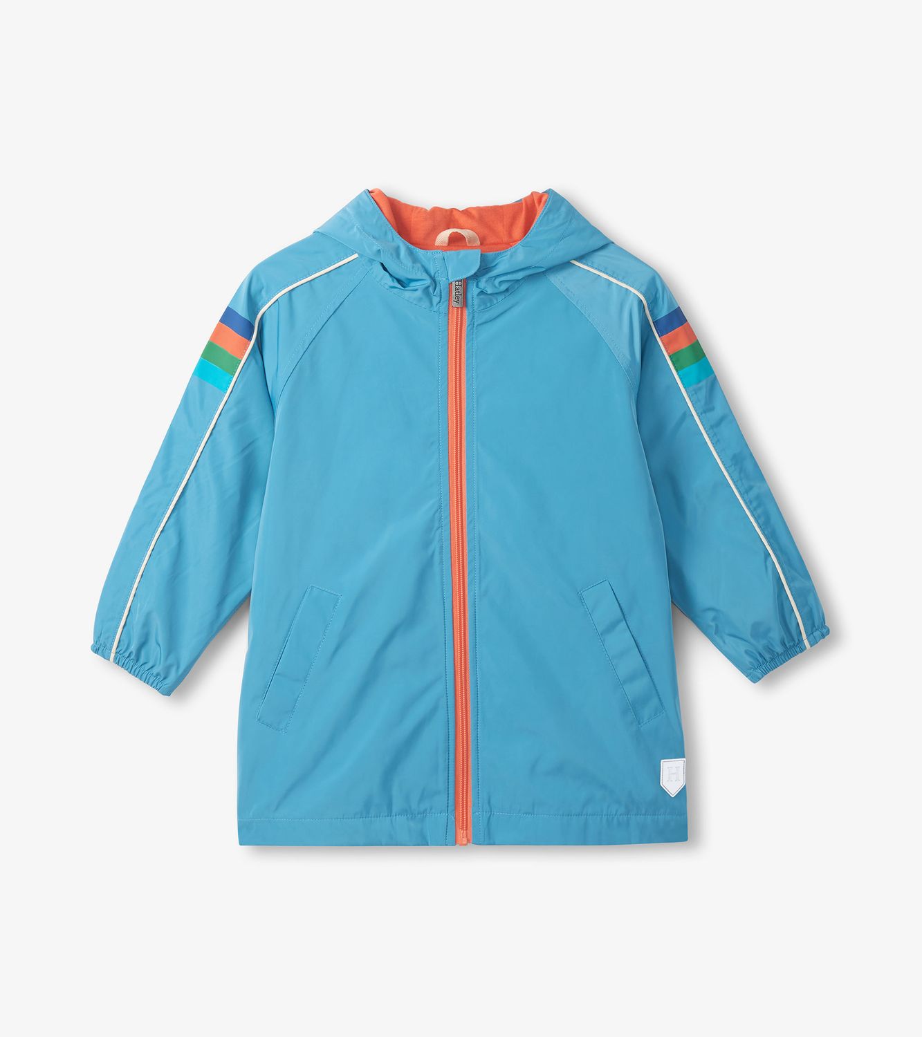 Niagara Blue Jersey Lined Rain Jacket, Size: 2Y