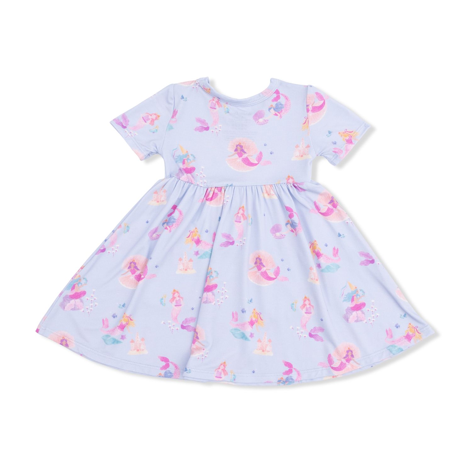 Mermaid Princesses - Twirly Short Sleeve Dress