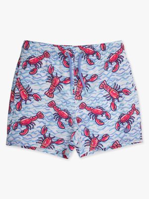 Blue Lobster Lagoon Performance Swim Trunks