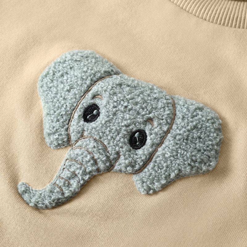 Beige Elephant Sweatshirt