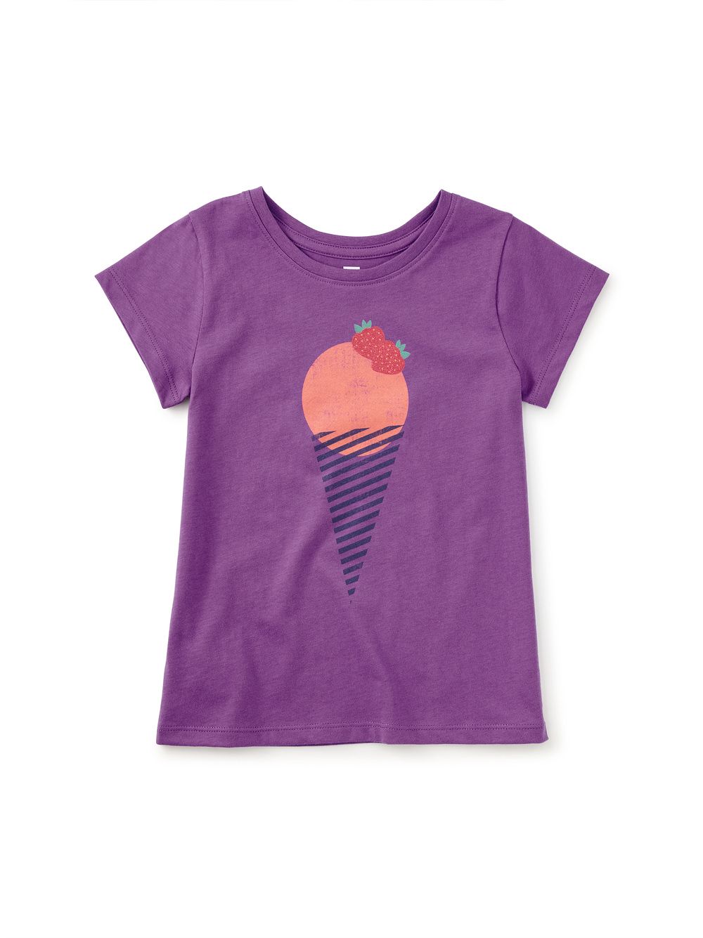 Lavender Glitter Strawberry Tee