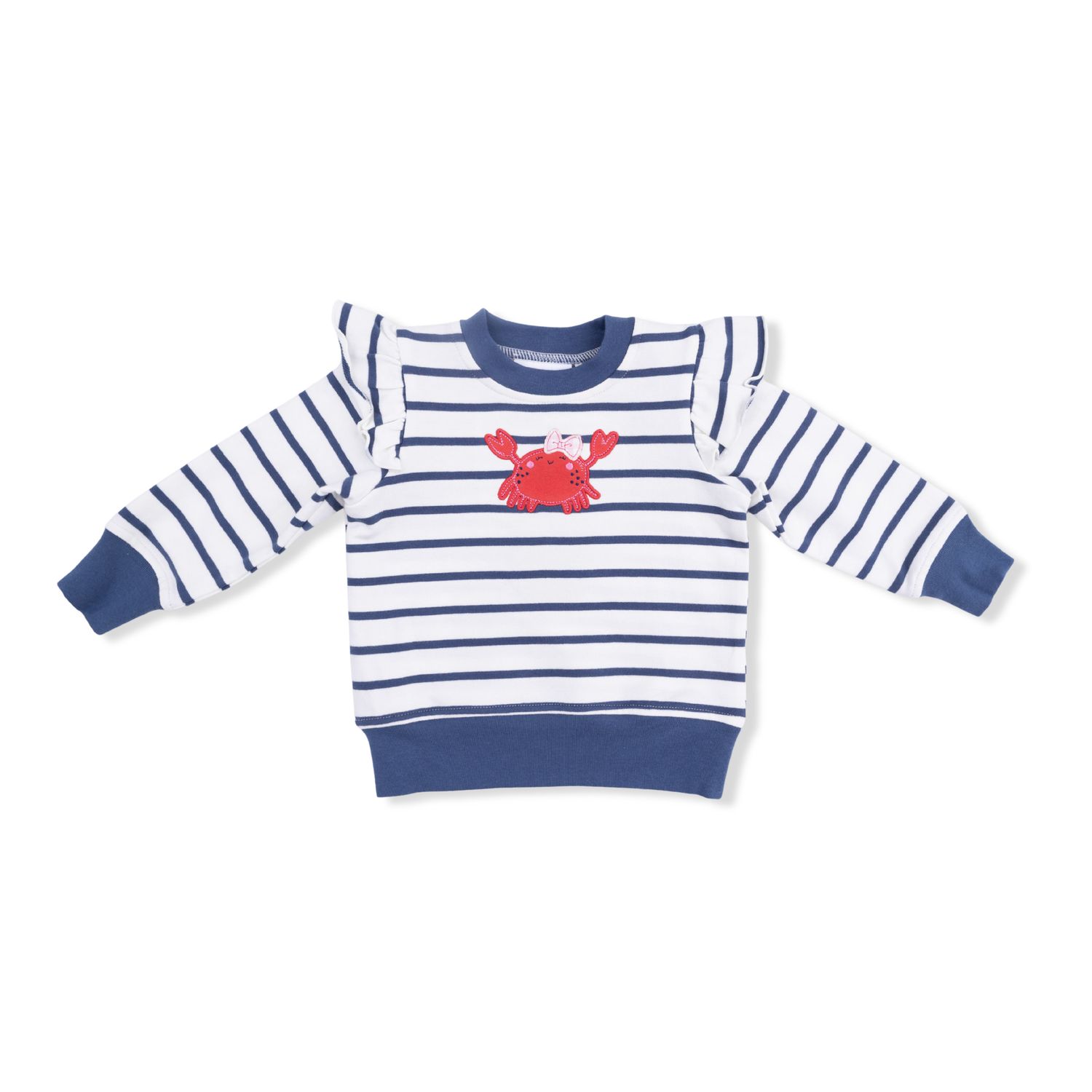 Sailor Sea Creatures Applique - Ruffle Sweatshirt