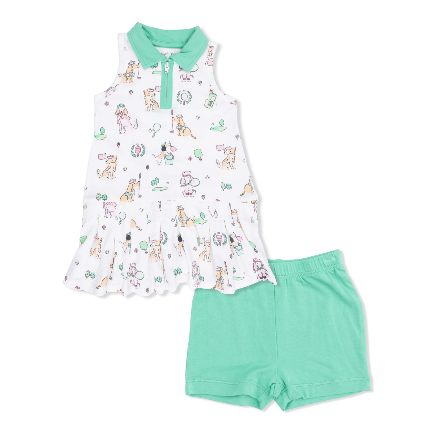 Country Club Dogs Pink - Polo Tennis Dress+Short