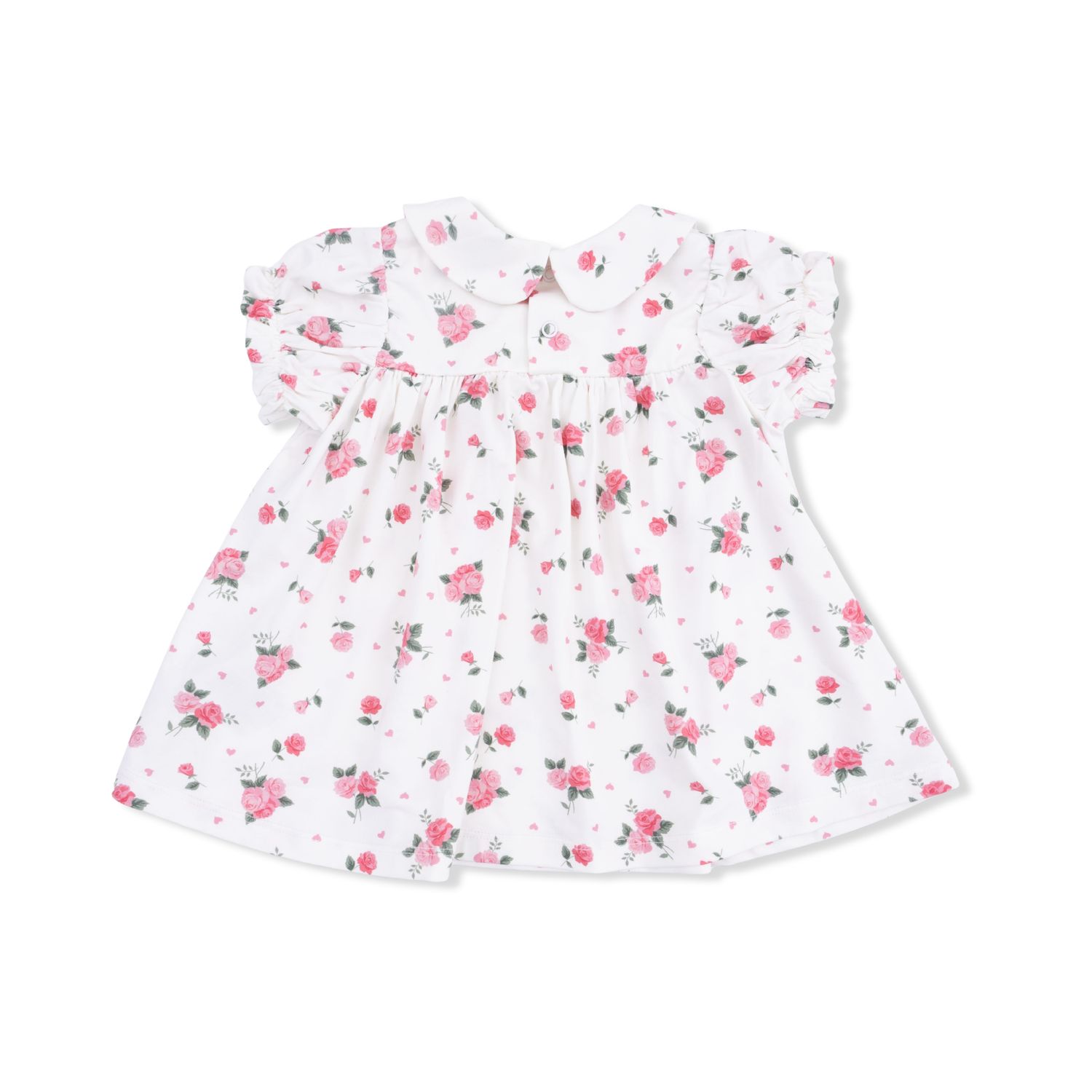 Pink Rosettes - Smocked Dress Set