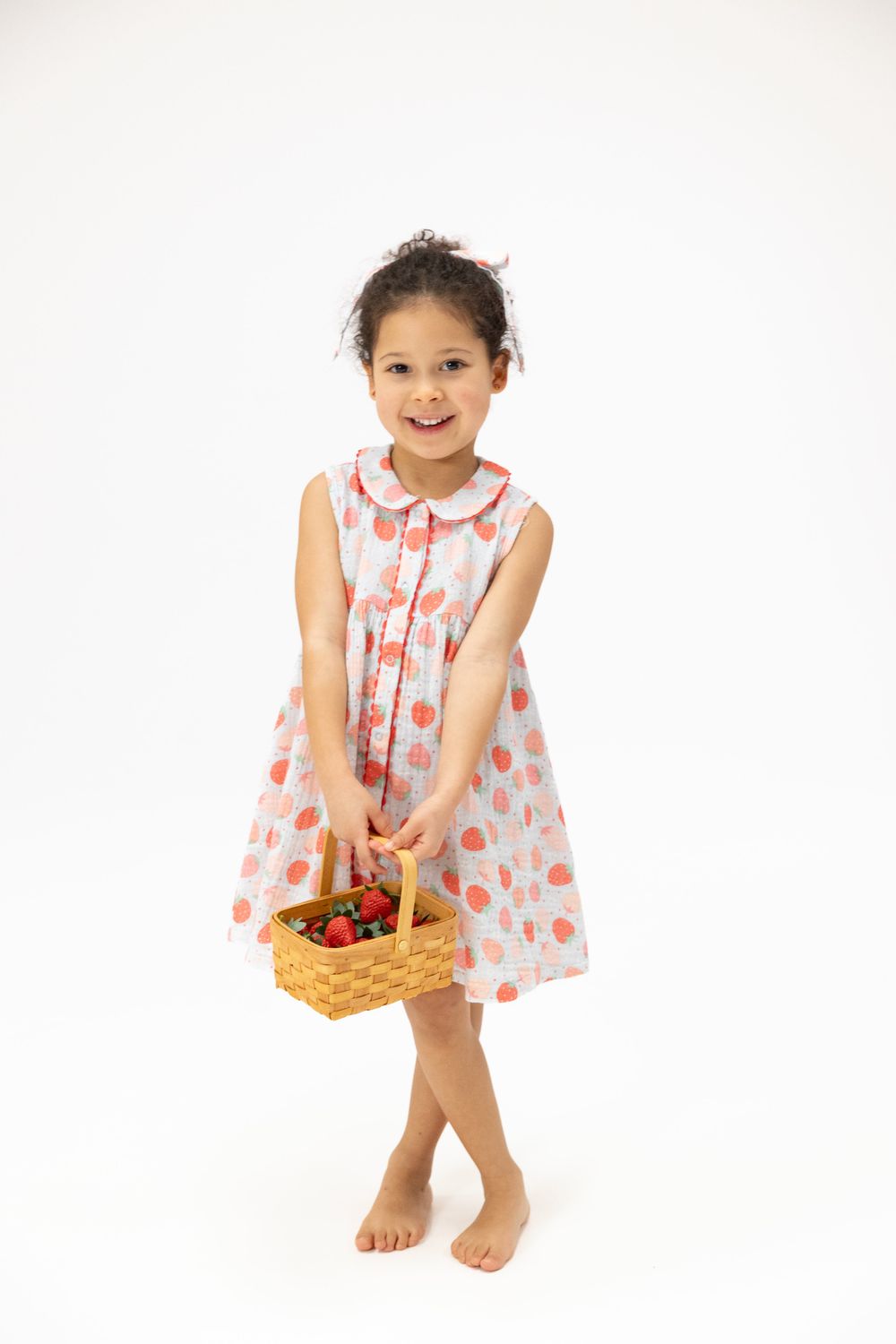 Strawberry Bliss - Jill Dress Sleeveless with Bloomer