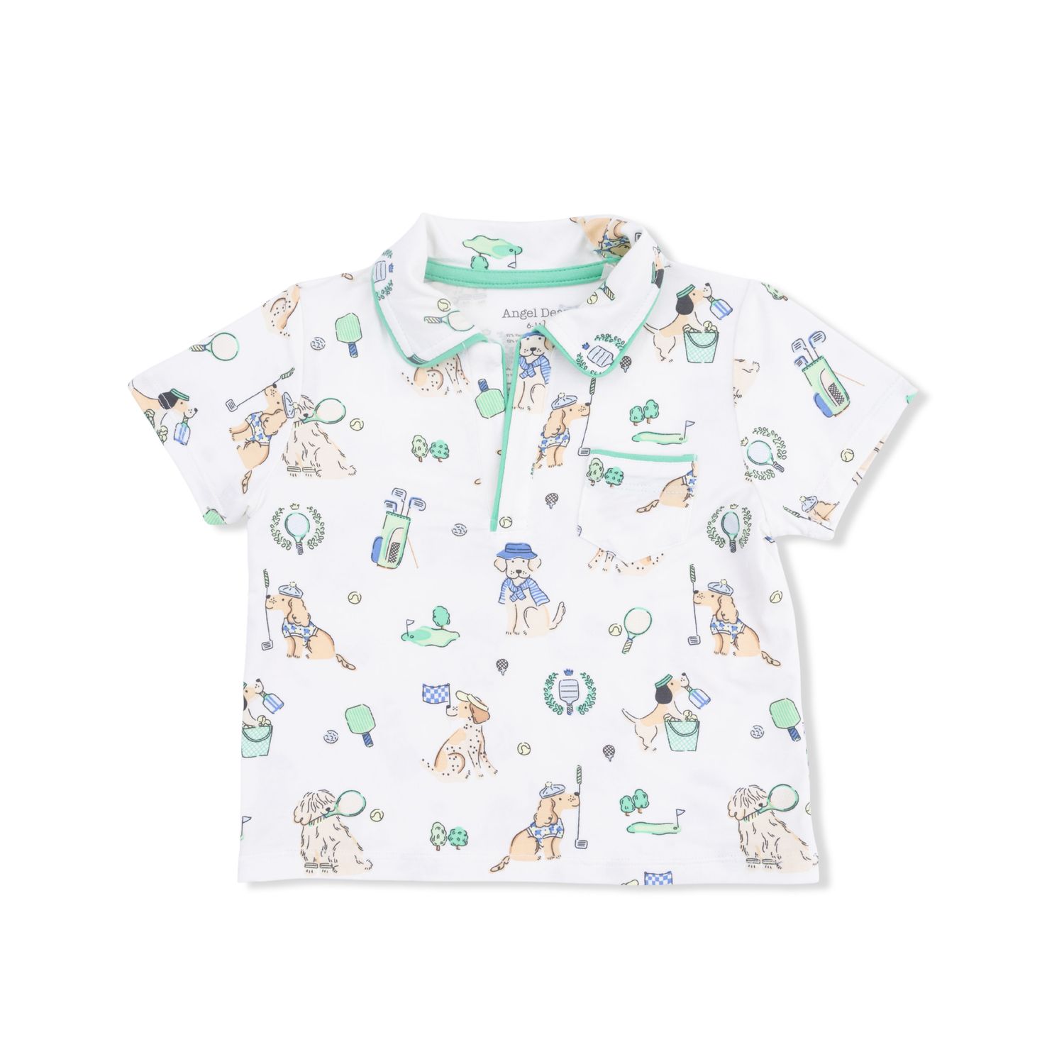 Country Club Dogs Neutral - Polo with Casual Short