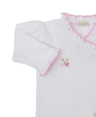 Victorian Rose Hand Embroidered Footie