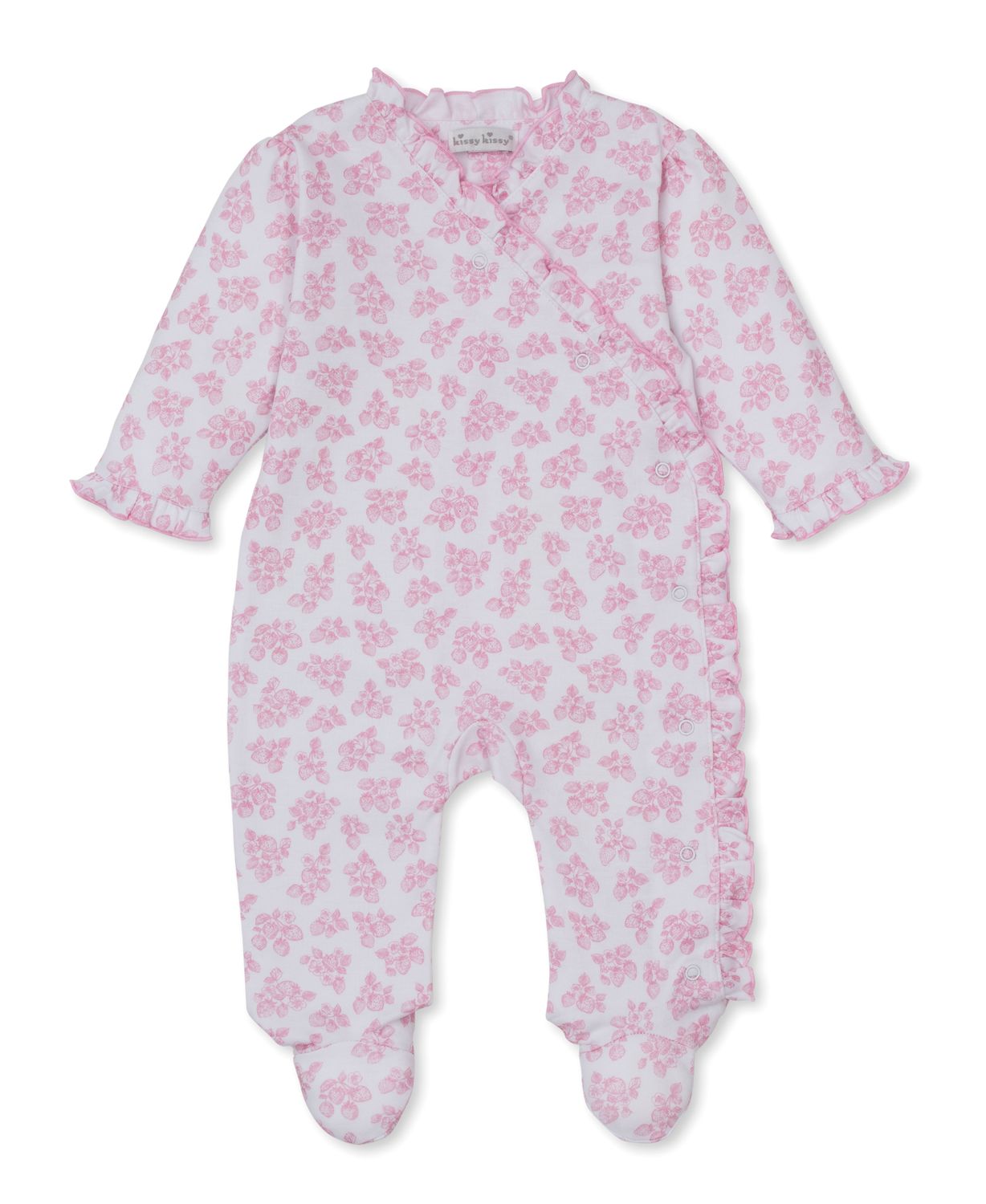 Simply Strawberries Print Footie