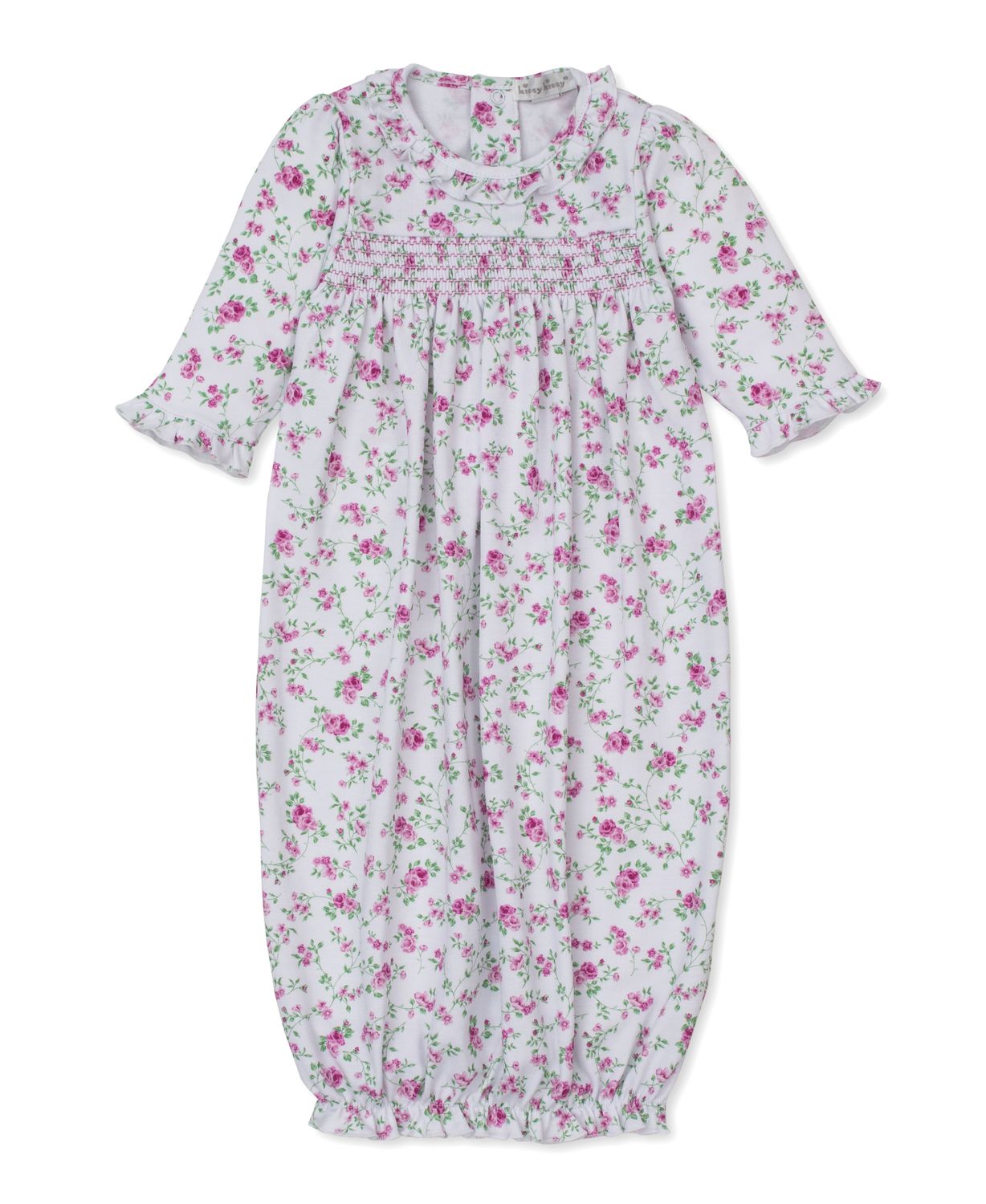 Victorian Rose Smocked Sack