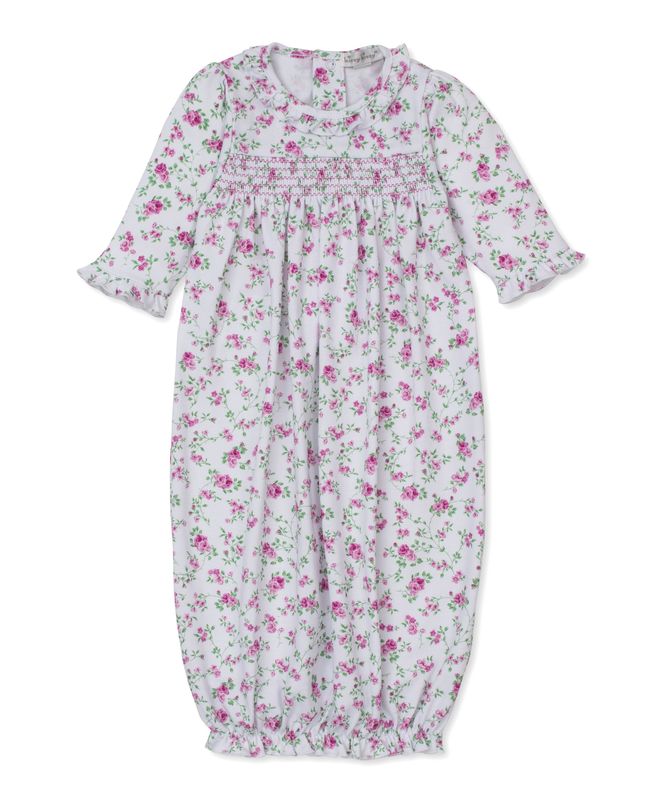 Victorian Rose Smocked Sack