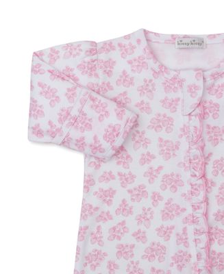 Simply Strawberries Print Zip Footie