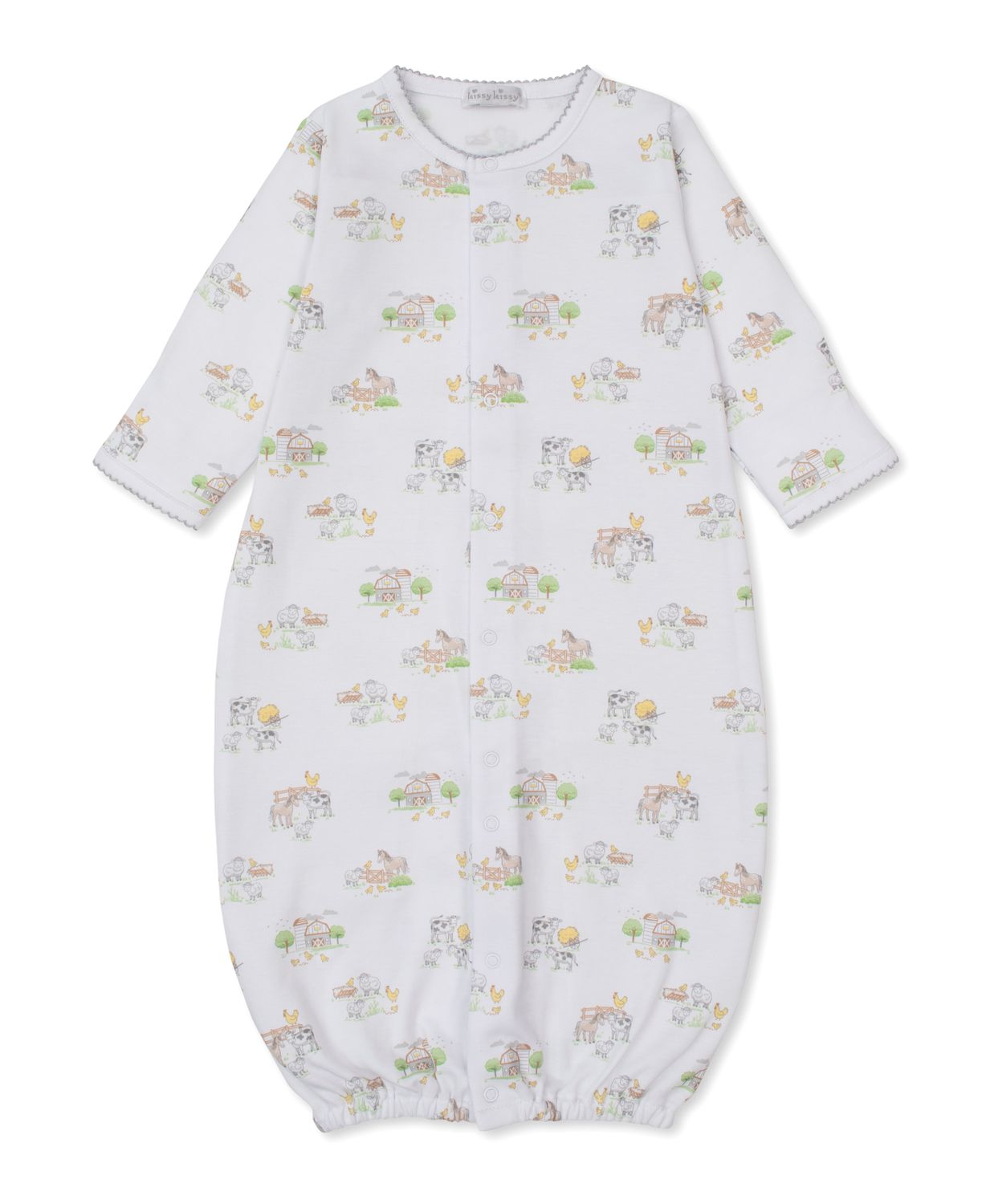 Fun on the Farm Print Convertible Gown