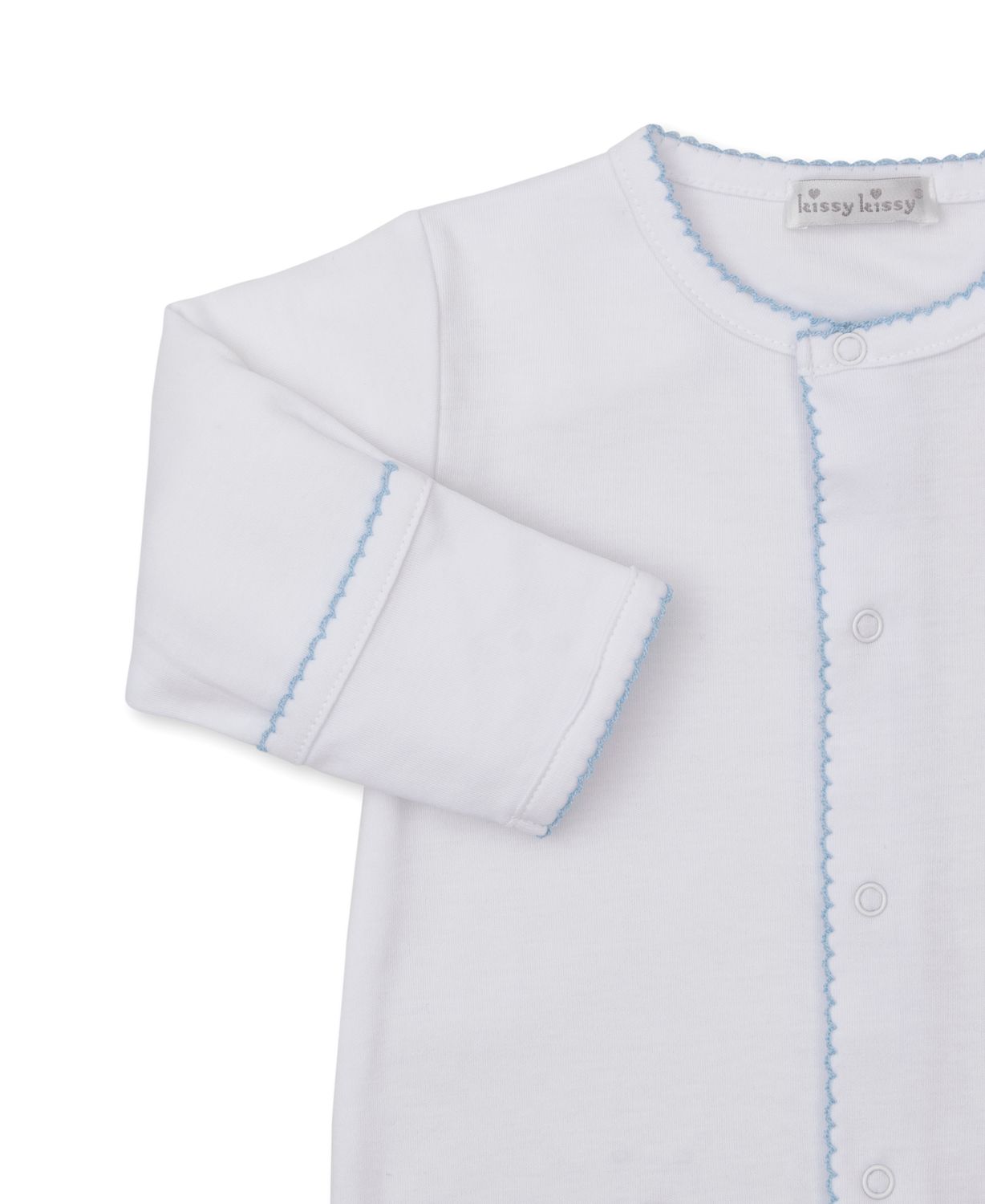 Safari Party Wht/Blue Footie