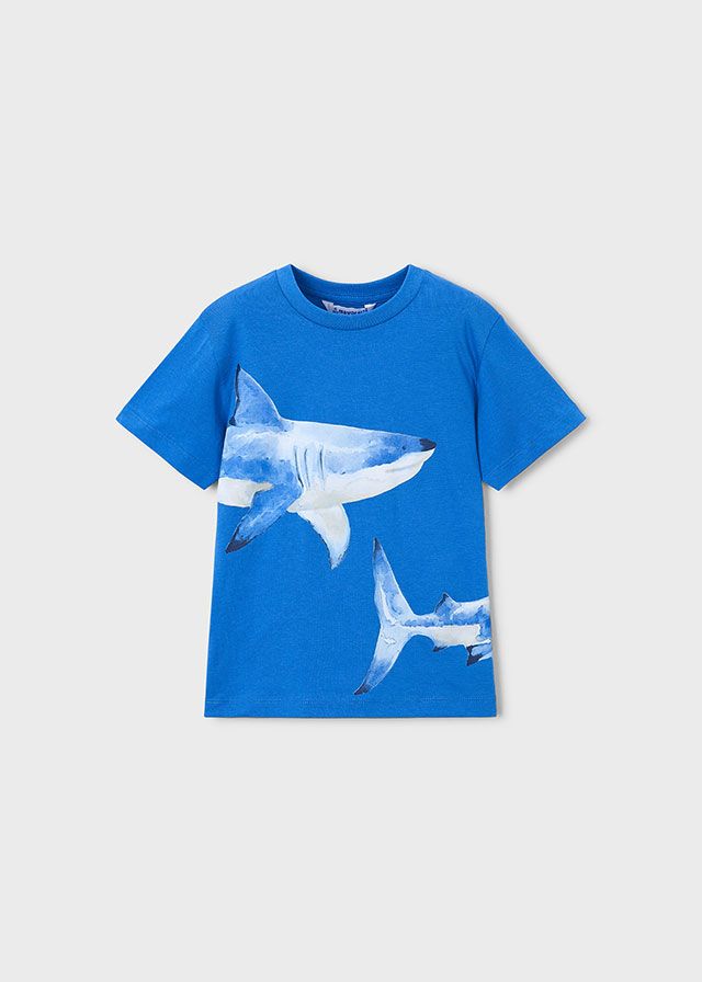 Blue Great White Tee