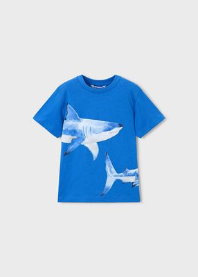Blue Great White Tee