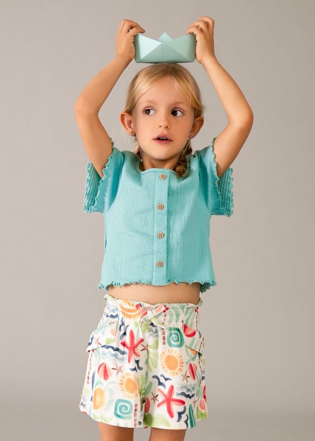 Beach Days Patterned Short