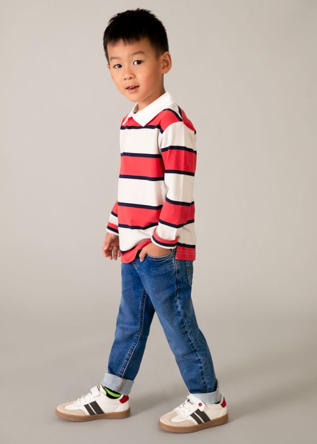 Elastic Soft Denim Jogger Pants