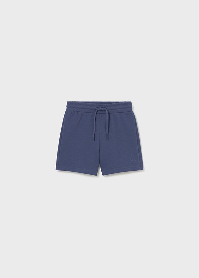 Dark Ocean Blue Basic Fleece Shorts