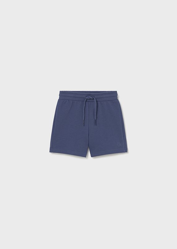 Dark Ocean Blue Basic Fleece Shorts