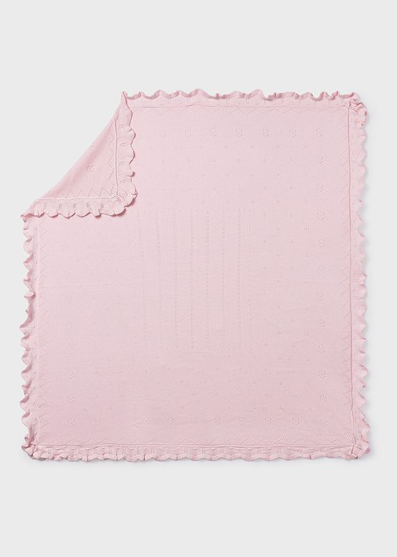 Crystal Pink Knit Blanket